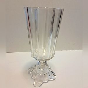 Vintage glass(crystal) vase 9.25 " tall